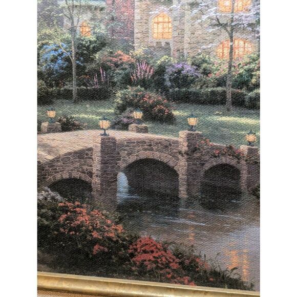 Thomas Kinkade "Beyond Spring Gate" sighned - Picture 8 of 16